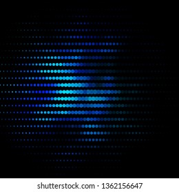 Dark Blue, Green vector background with circles. Abstract decorative design in gradient style with bubbles. Pattern for wallpapers, curtains.