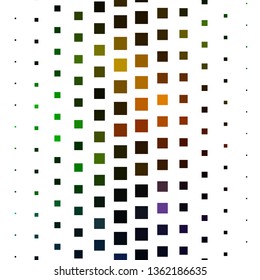 Dark Blue, Green vector background in polygonal style. New abstract illustration with rectangular shapes. Pattern for commercials, ads.