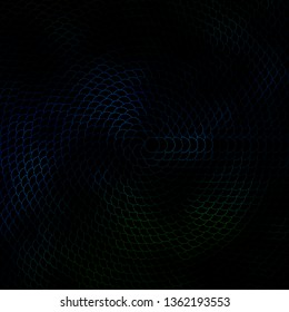 Dark Blue, Green vector background with circles. Colorful illustration with gradient dots in nature style. Pattern for websites, landing pages.