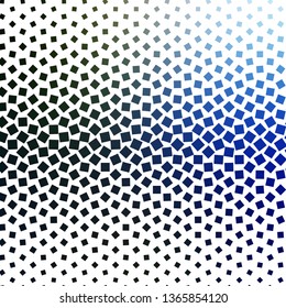 Dark Blue, Green vector background with rectangles. Abstract gradient illustration with rectangles. Pattern for commercials, ads.