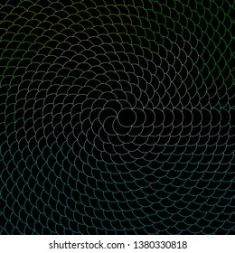 Dark Blue, Green vector background with circles. Abstract illustration with colorful spots in nature style. Design for posters, banners.