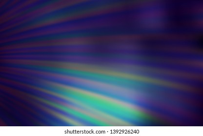 Dark Blue, Green vector background with wry lines. An elegant bright illustration with gradient. New composition for your brand book.
