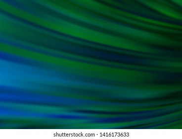 Dark Blue, Green vector background with abstract lines. Creative geometric illustration in marble style with gradient. Marble design for your web site.