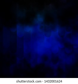 Dark Blue, Green vector background with lines. Colorful gradient illustration with abstract flat lines. Pattern for booklets, leaflets.