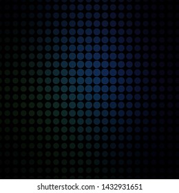 Dark Blue, Green vector background with circles. Abstract colorful disks on simple gradient background. Pattern for websites, landing pages.