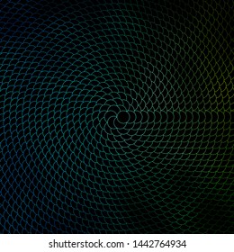 Dark Blue, Green vector background with circles. Illustration with set of shining colorful abstract spheres. Design for your commercials.