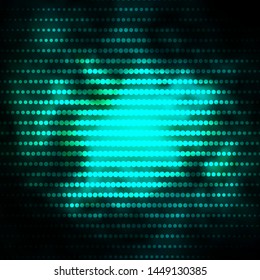 Dark Blue, Green vector background with circles. Abstract illustration with colorful spots in nature style. New template for your brand book.
