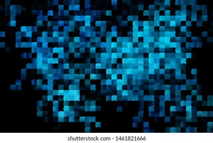 Dark Blue, Green vector background with rectangles. Beautiful illustration with rectangles and squares. Modern template for your landing page.