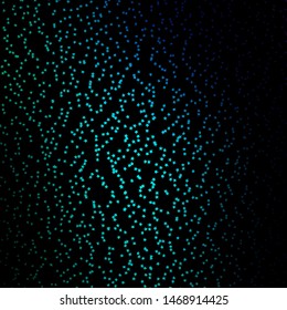 Dark Blue, Green vector background with colorful stars. Blur decorative design in simple style with stars. Design for your business promotion.