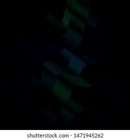 Dark Blue, Green vector background with bows. Colorful illustration in circular style with lines. Template for cellphones.