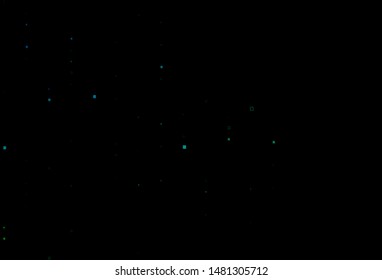 Dark Blue, Green vector background with rectangles. Glitter abstract illustration with rectangular shapes. Background for cell phones.