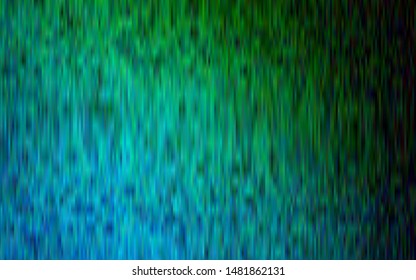 Dark Blue, Green vector background with straight lines. Shining colored illustration with narrow lines. Best design for your ad, poster, banner.