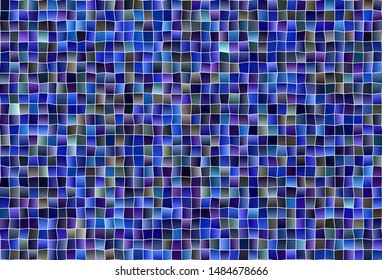 Dark Blue, Green vector background in polygonal style. Illustration with set of colorful rectangles. Smart design for your business advert.