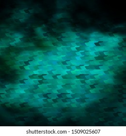 Dark Blue, Green vector background with rectangles. New abstract illustration with rectangular shapes. Best design for your ad, poster, banner.