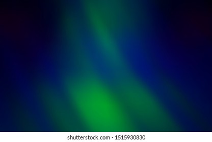 Dark Blue, Green vector background with stright stripes. Lines on blurred abstract background with gradient. Pattern for ads, posters, banners.