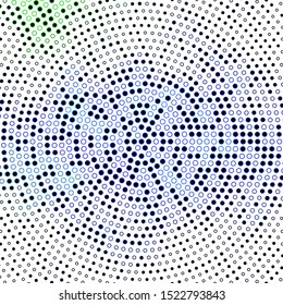Dark Blue, Green vector background with circles. Modern abstract illustration with colorful circle shapes. Pattern for booklets, leaflets.