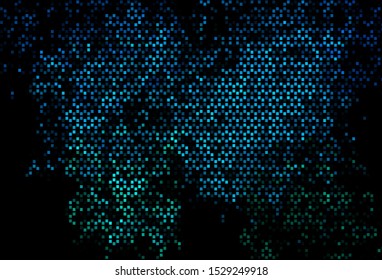 Dark Blue, Green vector background with rectangles. Glitter abstract illustration with rectangular shapes. Smart design for your business advert.