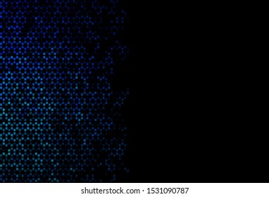 Dark Blue, Green vector background with rectangles. Beautiful illustration with rectangles and squares. Pattern for commercials.