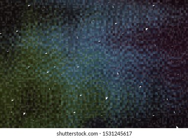 Dark Blue, Green vector background with rectangles. Abstract gradient illustration with rectangles. Best design for your ad, poster, banner.