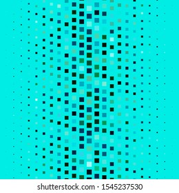 Dark Blue, Green vector background with rectangles. Rectangles with colorful gradient on abstract background. Pattern for commercials, ads.