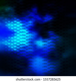Dark Blue, Green vector background in polygonal style. Modern design with rectangles in abstract style. Pattern for commercials, ads.