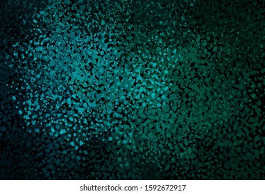 Dark Blue, Green vector background with abstract shapes. Illustration with colorful gradient shapes in abstract style. Best smart design for your business.