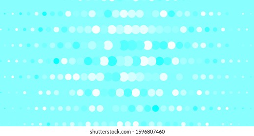 Dark Blue, Green vector background with bubbles. Abstract illustration with colorful spots in nature style. New template for a brand book.