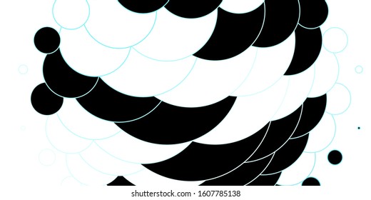 Dark Blue, Green vector background with circles. Colorful illustration with gradient dots in nature style. Pattern for wallpapers, curtains.