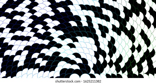 Dark Blue, Green vector background with circles. Modern abstract illustration with colorful circle shapes. Pattern for booklets, leaflets.