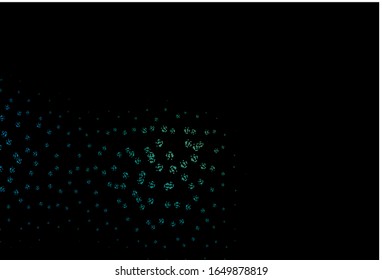 Dark Blue, Green vector background with abstract forms. Simple colorful illustration with abstract gradient shapes. Simple design for your web site.