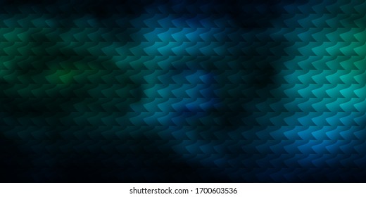 Azul oscuro, fondo vectorial verde en estilo poligonal. Ilustración con un conjunto de rectángulos de degradado. Patrón para sitios web, páginas de inicio.