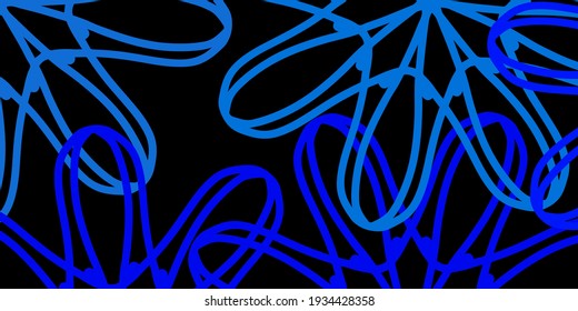 Dark Blue, Green vector background with random forms. Illustration with colorful shapes in abstract style. Smart design for your business.