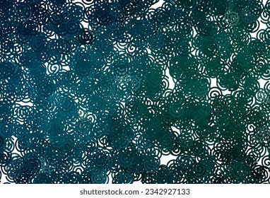 Dark Blue, Green vector background with lines. Colorful illustration in abstract style with gradient. Elegant pattern for a brand book.