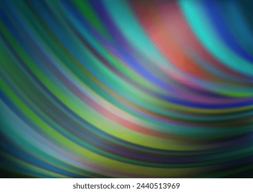 Dark Blue, Green vector background with bubble shapes. Blurred geometric sample with gradient bubbles.  A completely new marble design for your business.