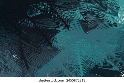Dark Blue, Green vector background with straight lines. Modern geometrical abstract illustration with Lines. Pattern for your busines websites.