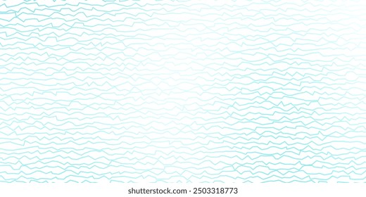 Dark Blue, Green vector background with lines. Abstract illustration with gradient bows. Best design for your ad, poster, banner.