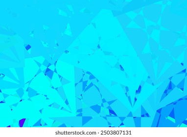 Dark Blue, Green vector background with triangles. Magnificent abstract illustration with triangular shapes , forms. Landing pages material.