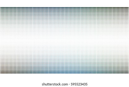 Dark Blue, Green vector banner set of circles, spheres. Donuts Background. Creative Design Templates. Technology halftone illustration.