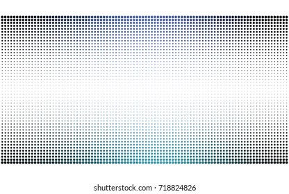 Dark Blue, Green vector banner set of circles, spheres. Donuts Background. Creative Design Templates. Technology halftone illustration.