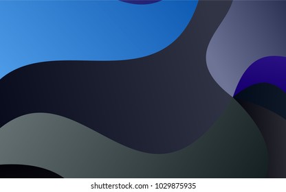 Dark Blue, Green vector bent background. An elegant bright illustration with gradient. The elegant pattern can be used as part of a brand book.