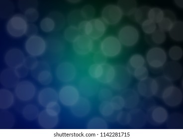 Dark Blue, Green vector blur pattern. Creative illustration in halftone style with gradient. The blurred design can be used for your web site.
