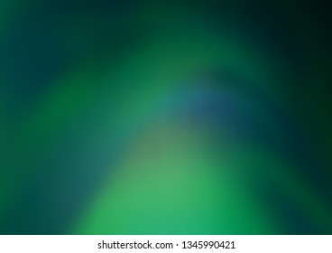 Dark Blue, Green vector blur pattern. Shining colorful illustration in a Brand new style. Brand new style for your business design.