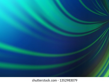 Dark Blue, Green vector blur pattern. Colorful illustration in blurry style with gradient. A completely new design for your business.