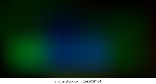 Dark Blue, Green vector blur drawing. Blur colorful illustration in brand new style. Your business gesign.