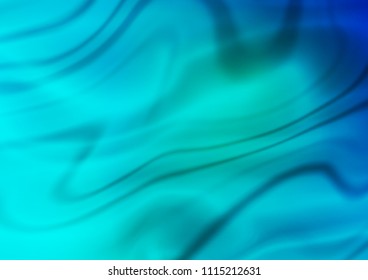Dark Blue, Green vector blurred shine abstract pattern. Creative illustration in halftone style with gradient. The best blurred design for your business.