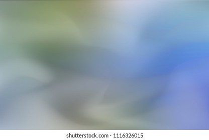 Dark Blue, Green vector blurred and colored pattern. A completely new color illustration in a vague style. Brand-new design for your business.