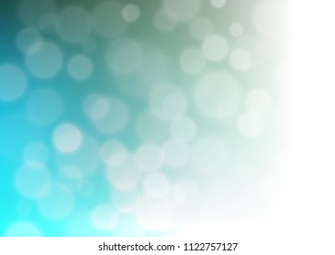 Dark Blue, Green vector blurred bright template. A vague abstract illustration with gradient. The template can be used for your brand book.