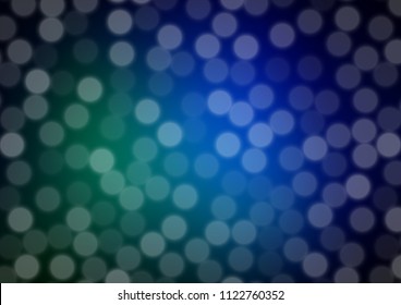 Dark Blue, Green vector blurred bright background. Colorful illustration in blurry style with gradient. The template can be used for your brand book.