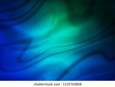 Dark Blue, Green vector blurred shine abstract pattern. Glitter abstract illustration with an elegant design. A completely new design for your business.