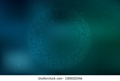 Dark Blue, Green vector blurred bright pattern. Abstract colorful illustration with gradient. Background for a cell phone.